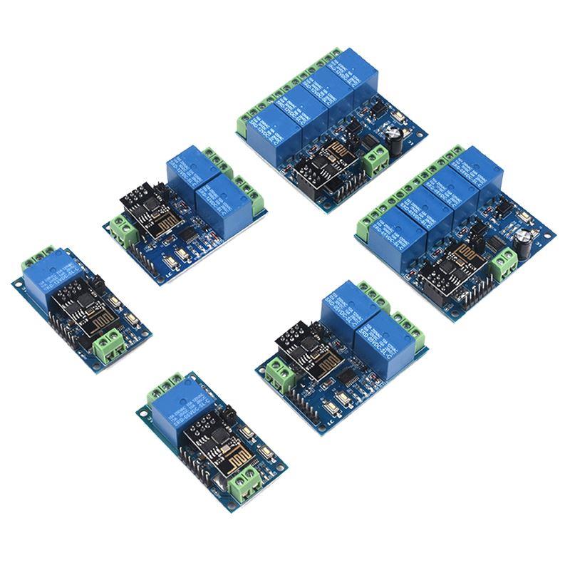 ESP8266 5V 12V WiFi继电器 手机APP遥控开关 物联网 智能家居