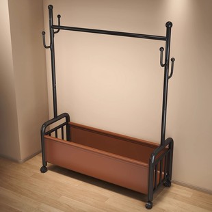 德国高端简易衣架卧室落地家用挂衣服室内可移动挂帽子轻奢衣帽架