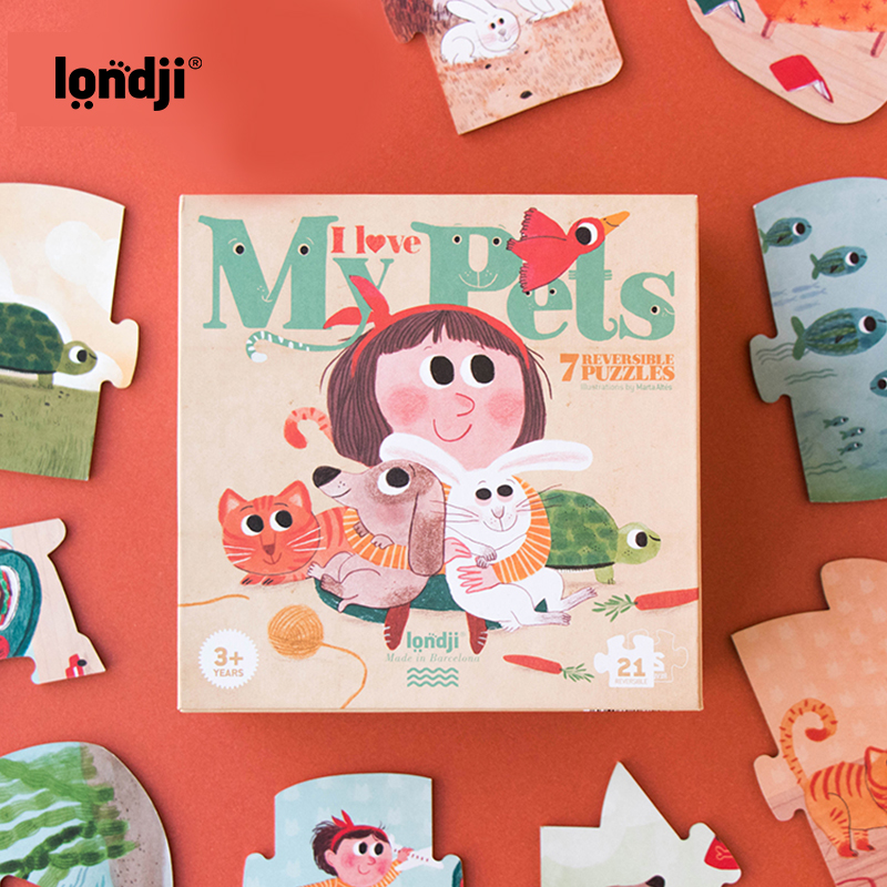 儿童拼图londji益智玩具