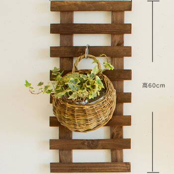 室内防腐实木阳台墙面植物花架子客厅墙壁挂式吊兰花盆架悬挂装u.