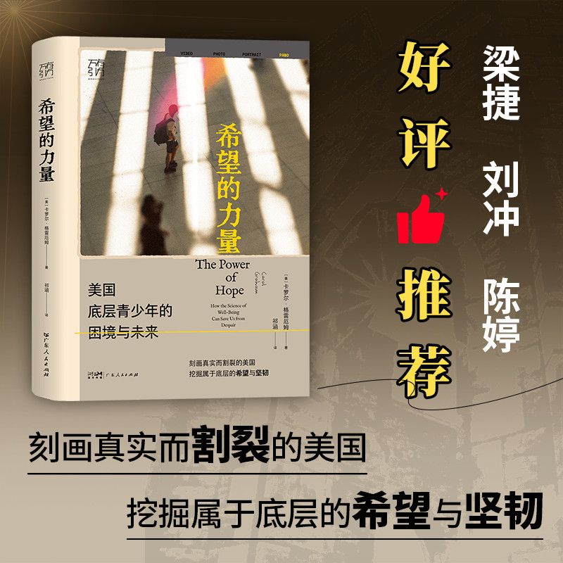 希望的力量 美国底层青少年的困境与未来社会科学经济学心理学真实割裂的美国底层的希望与坚韧 幸福科学撕裂绝望卡罗尔·格雷厄姆
