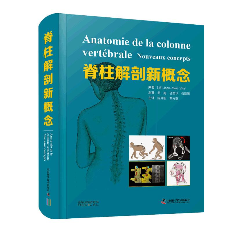 脊椎解剖新概念 脊柱外科学 陈其昕 李方财邱勇 功能解剖学脊柱肌肉骨骼系统强直性脊柱炎脊柱关节畸形外科学书籍侧弯相关疾病治疗