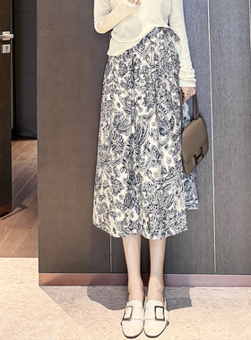 Sorrytin L*P同款 拒绝平庸 非常有底气 佩里斯花纹围裹式半身裙