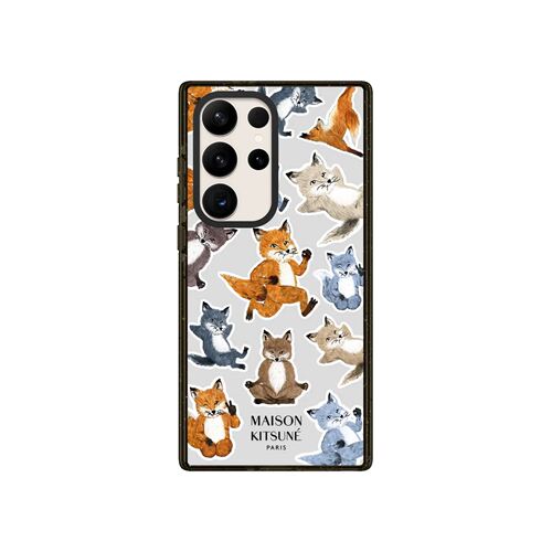 Maison Kitsune狐狸之家三星S26Ultra磁吸手机壳适用SamsungS23/S22U/s25ultra亚克力镜面s24plus+防摔保护套