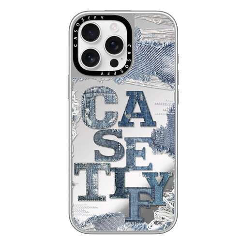 CASOSEFY丹宁风牛仔布系列适用于iPhone16pro复古创意18Promax小众14plus布艺明星同款苹果14防摔保护手机壳