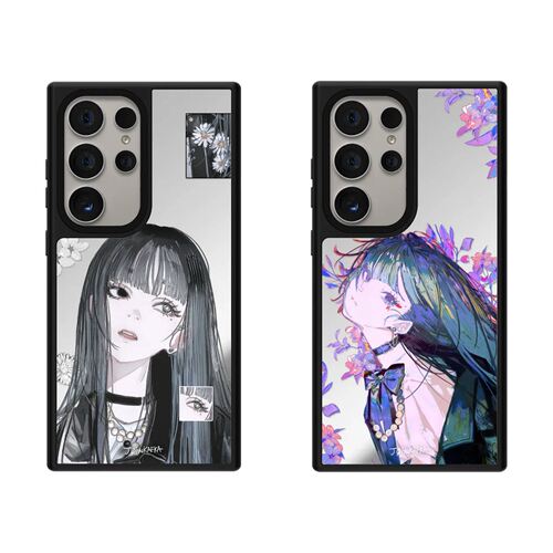 John Kafka少女唯美梦幻繁花三星S26Ultra手机壳磁吸Magsafe适用SamsungS25u/S22U/s23ultra防摔s24+保护套