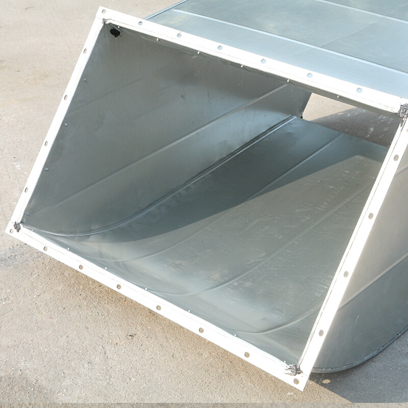 极速2023S弯 左右偏 上下翻风管 碳钢焊接L管 Y酒楼饭店排风机风