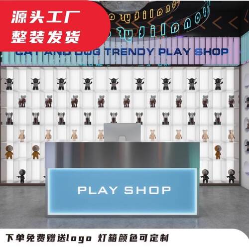 轻奢小型不锈钢前台服装店亚克力灯箱收银台理发店舞蹈室吧台DZ