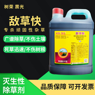 敌草快除草剂一扫光除草烂根剂果园茶园田埂荒地敌草怏敌草块农药