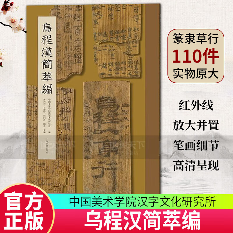正版新书 乌程汉简萃编 精选110余件乌程汉简篆隶草高清图版文献内容简牍曹锦炎石连坤上海书画出版社
