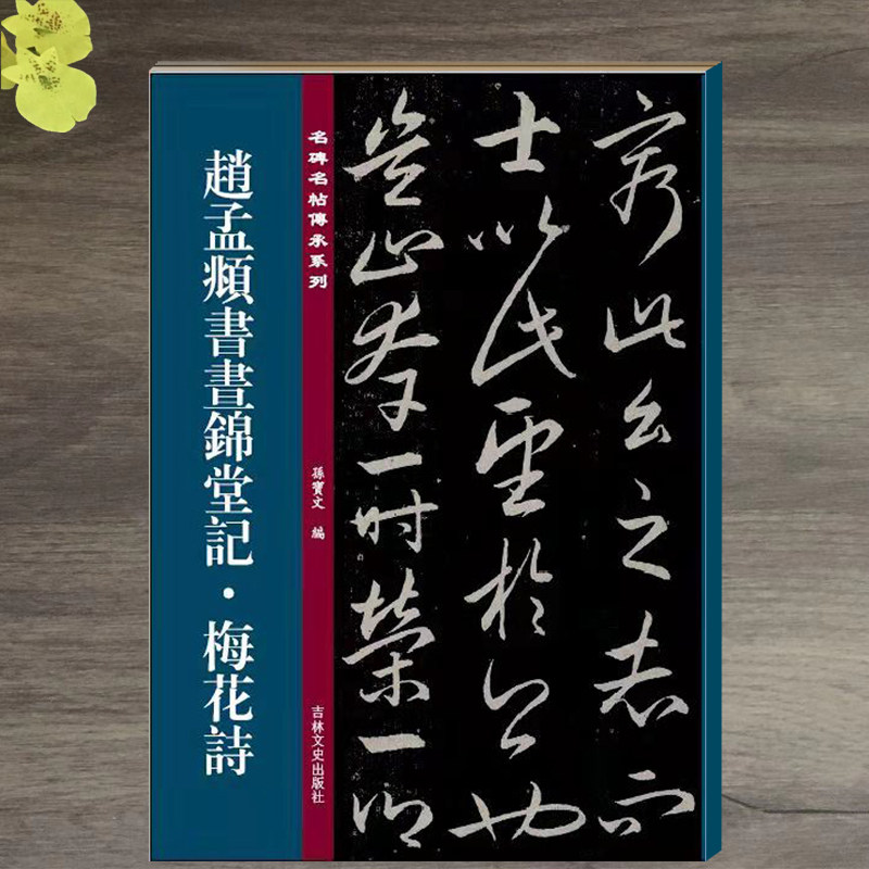 趙孟頫書晝錦堂記·梅花詩 孙宝文编 赵孟頫行书毛笔书法字帖原碑全文
