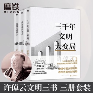 正版包邮 许倬云文明三书【全3册】 我们去向何方+三千年文明大变局+世界何以至此 史学大家许倬云重磅力作 磨铁