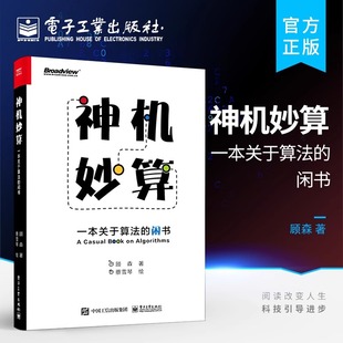 官方旗舰店 神机妙算 一本关于算法的闲书 贪心算法排序算法RSA算法递归分治动态规划讲解 算法趣味学习入门科普书籍 顾森 蔡雪琴
