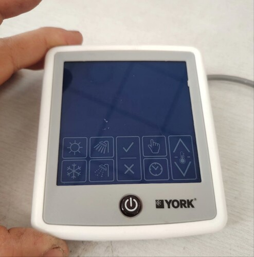 适用于原装约克YCWE控制器 5506417线控器 二手拆机不换