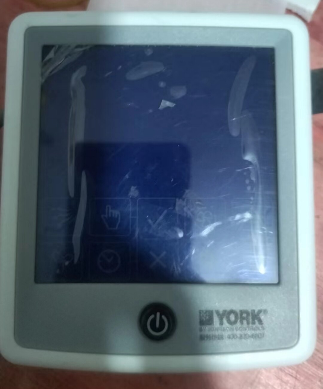 全新原装约克多联机触摸屏线控器WVH-02-GY 面板SAP:879190线控器