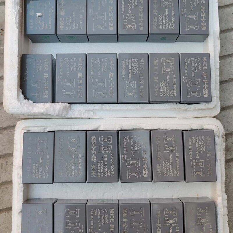 可维修库存NHDE继电器JHX一2F一B一2H2D总共两盒24只议价