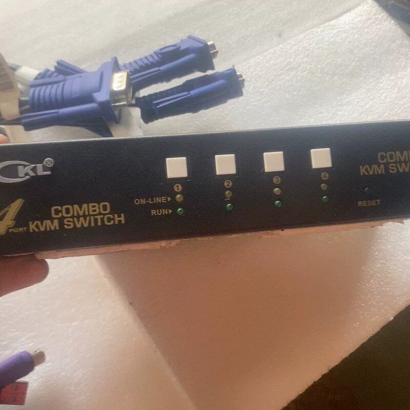 可维修CKL KVM切换器 4口USB自动4进1视音频切换器H议价