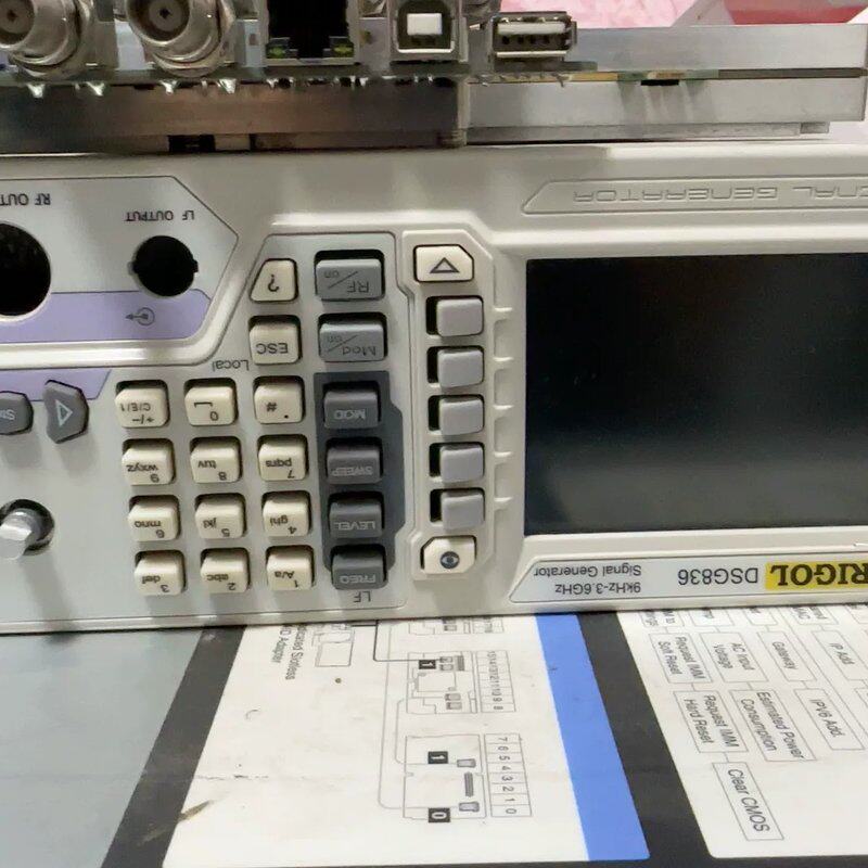 可维修普源 dsg836 机 内部主板有维修痕迹 没屏幕后面主议价