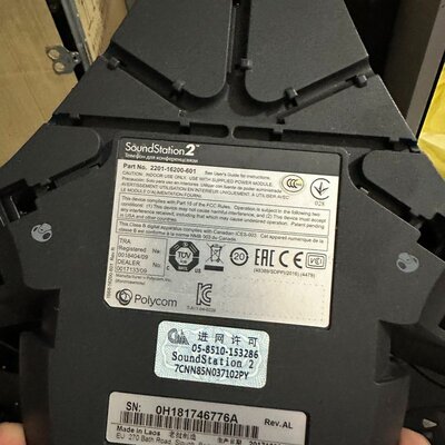 可维修宝利通SoundStation2会议终端，型号2201-16议价