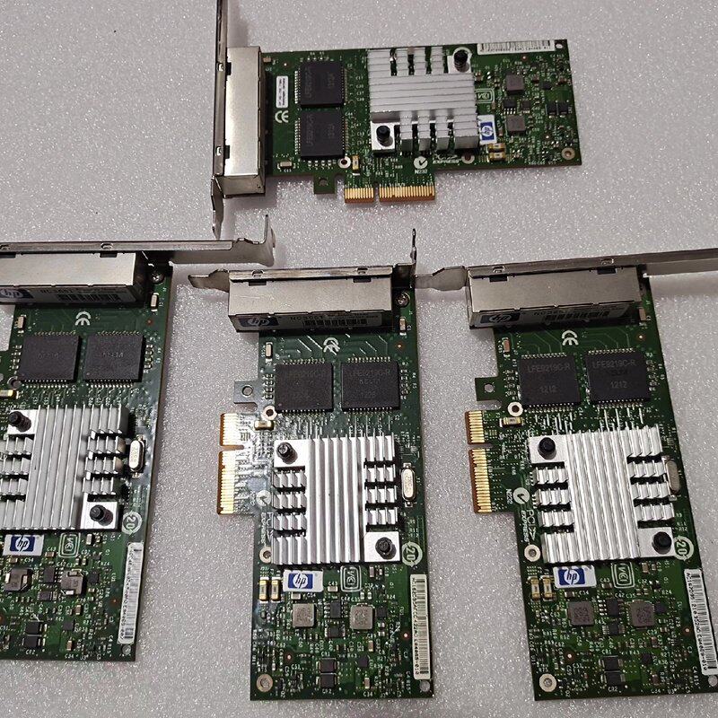 可维修INTEL 4口千兆PCIE网卡 HP NC365T 593议价