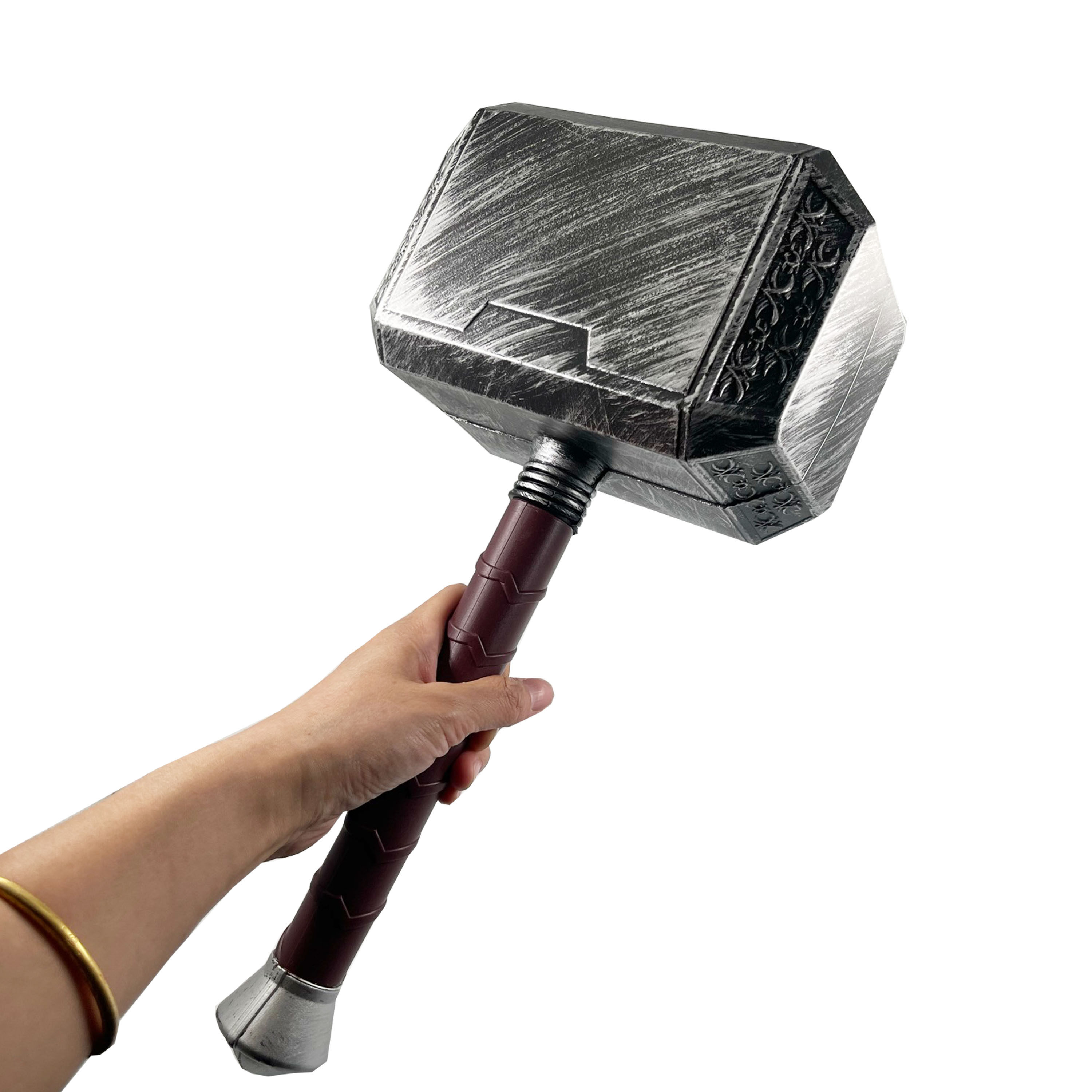 万圣舞会装备仿真大锤子道具影视表演雷神托尔武器雷神之锤兵器cs