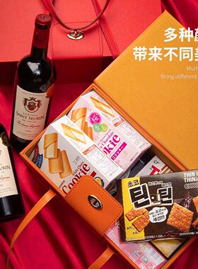 款红酒包UDT装新礼品盒pu质皮红酒袋现货厂家提葡萄酒2瓶装手袋