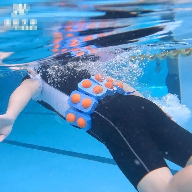 免充气游泳浮力腰带 成人儿童背漂 水上训练新搭档 亲子游泳运动