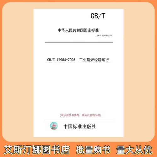 GB/T 17954-2025 工业锅炉经济运行 中国标准出版社