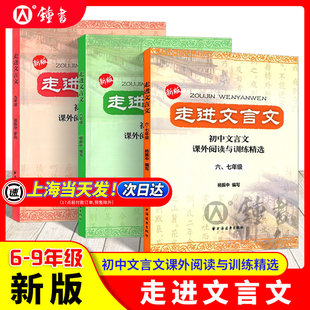 2025走进文言文六七年级文言文阅读训练初中八九年级语文阅读理解杨振中走近名校初中课外文言文专项练习上海远东出版社中学教辅