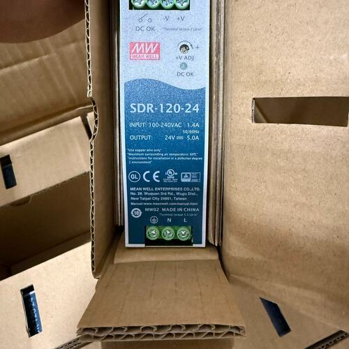 议价明纬SDR-120-24明纬开关电源24V明伟导轨电源带可维修