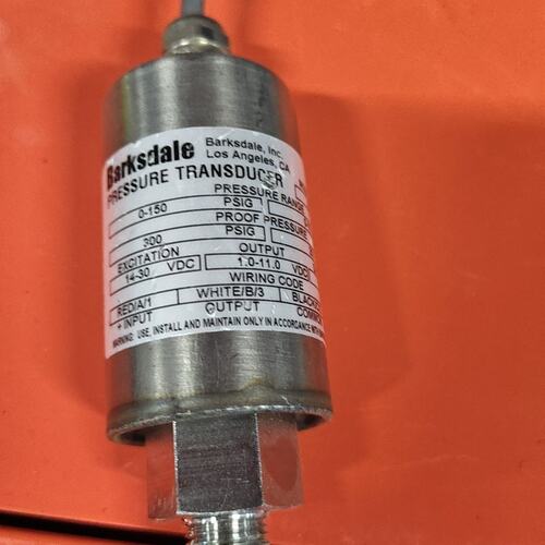 议价Barksdale压力传感器，型号0-150 PSIG，来自可维修