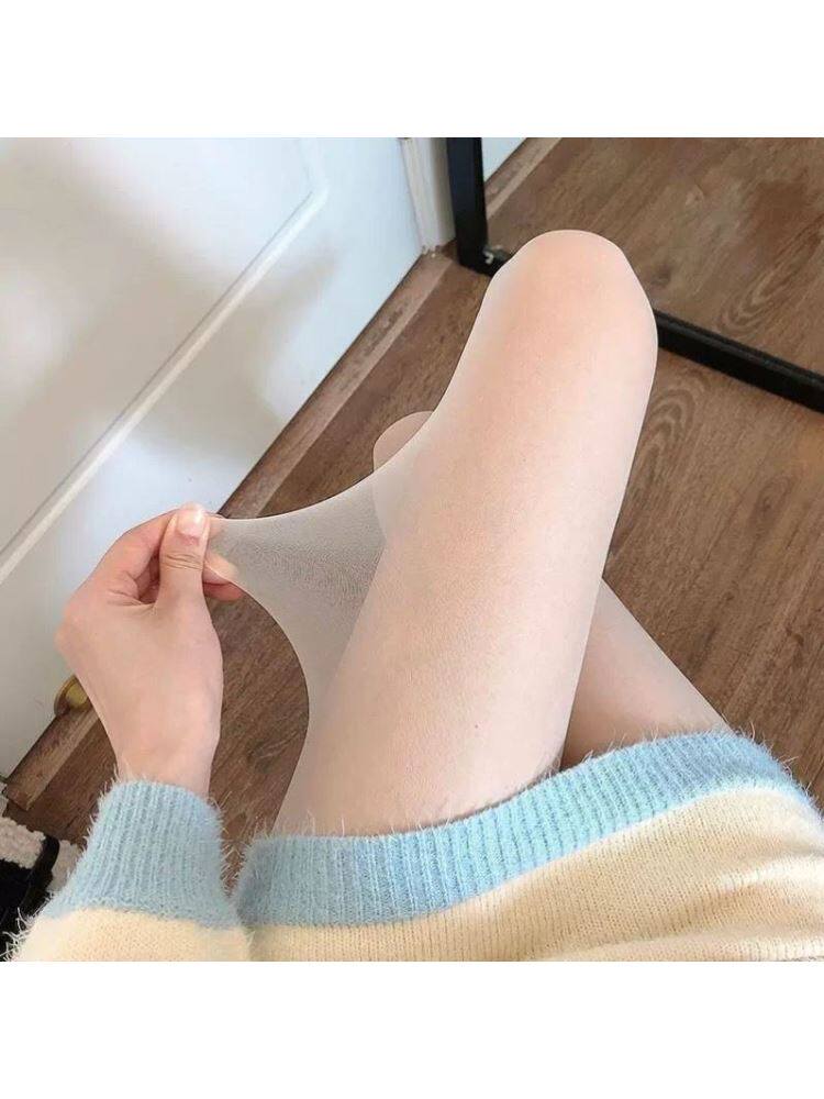 手撕袜薄款一次性黑丝美腿袜火辣破洞易撕jk连裤袜女