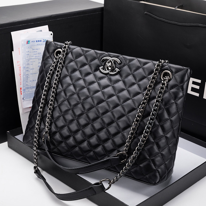 Фирменная сумка Chanel, новинка 2026 года, кожаная сумка на цепочке большой емкости, Xiaoxiang'er, модная универсальная сумка-мессенджер через плечо Изображение 1