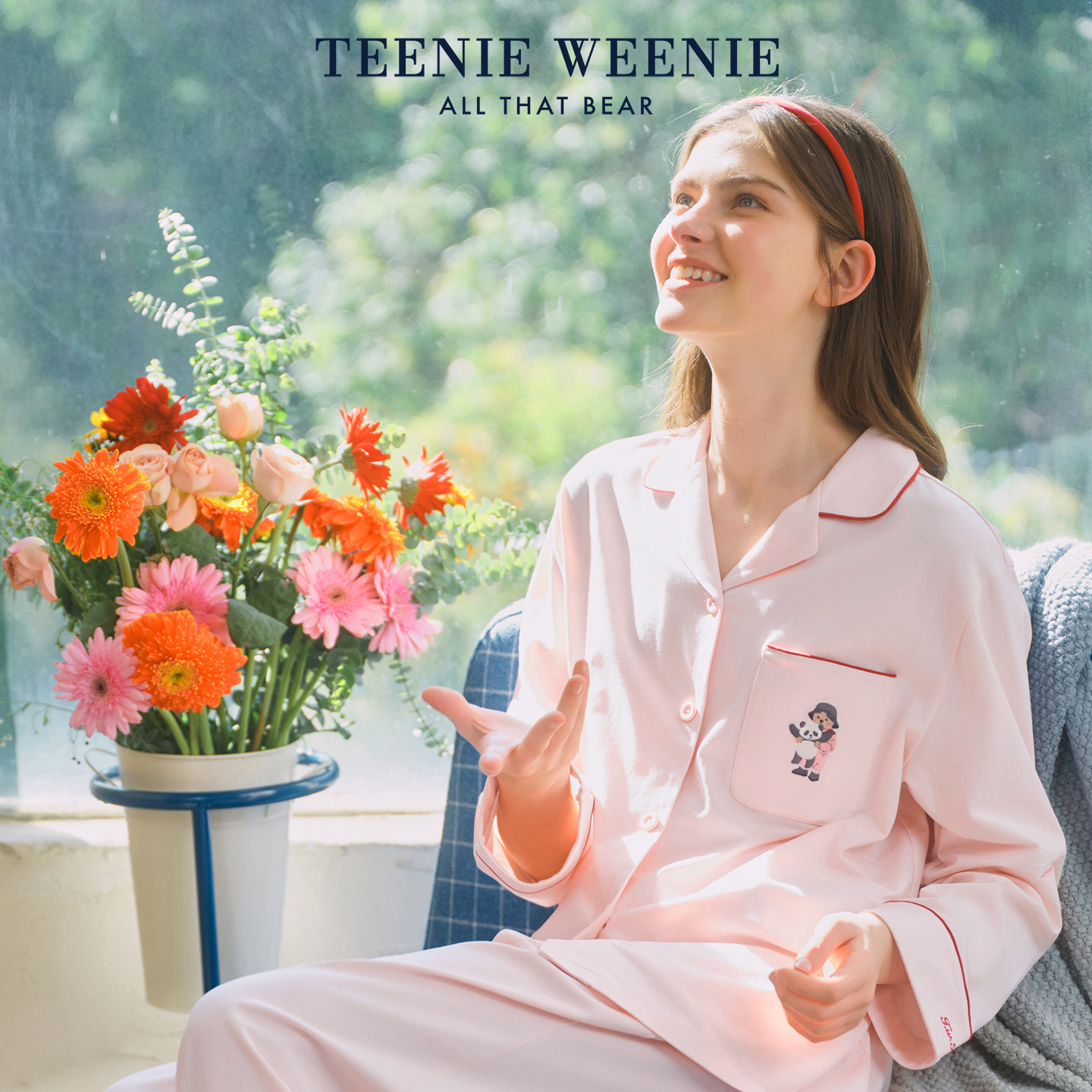 TeenieWeenie小熊睡衣女款2026新款纯棉春夏季漂亮出