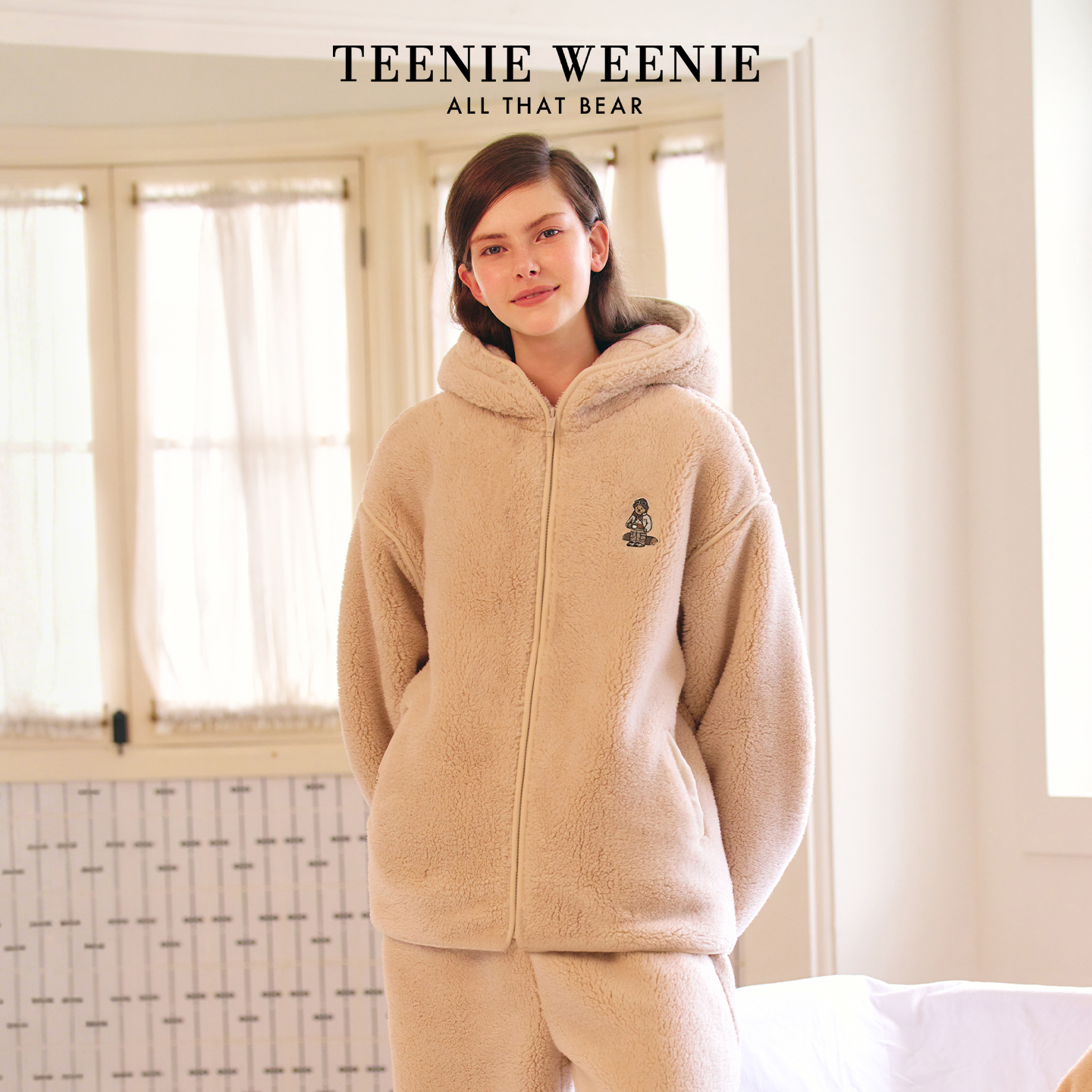 TeenieWeenie睡衣女北极绒家居服