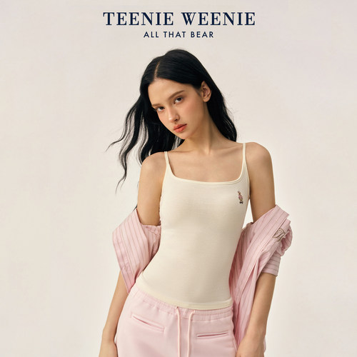 TeenieWeenie小熊吊带背心女夏季