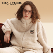 TeenieWeenie小熊睡衣女款 加厚保暖绒情侣家居服 男士 冬季 2025新款