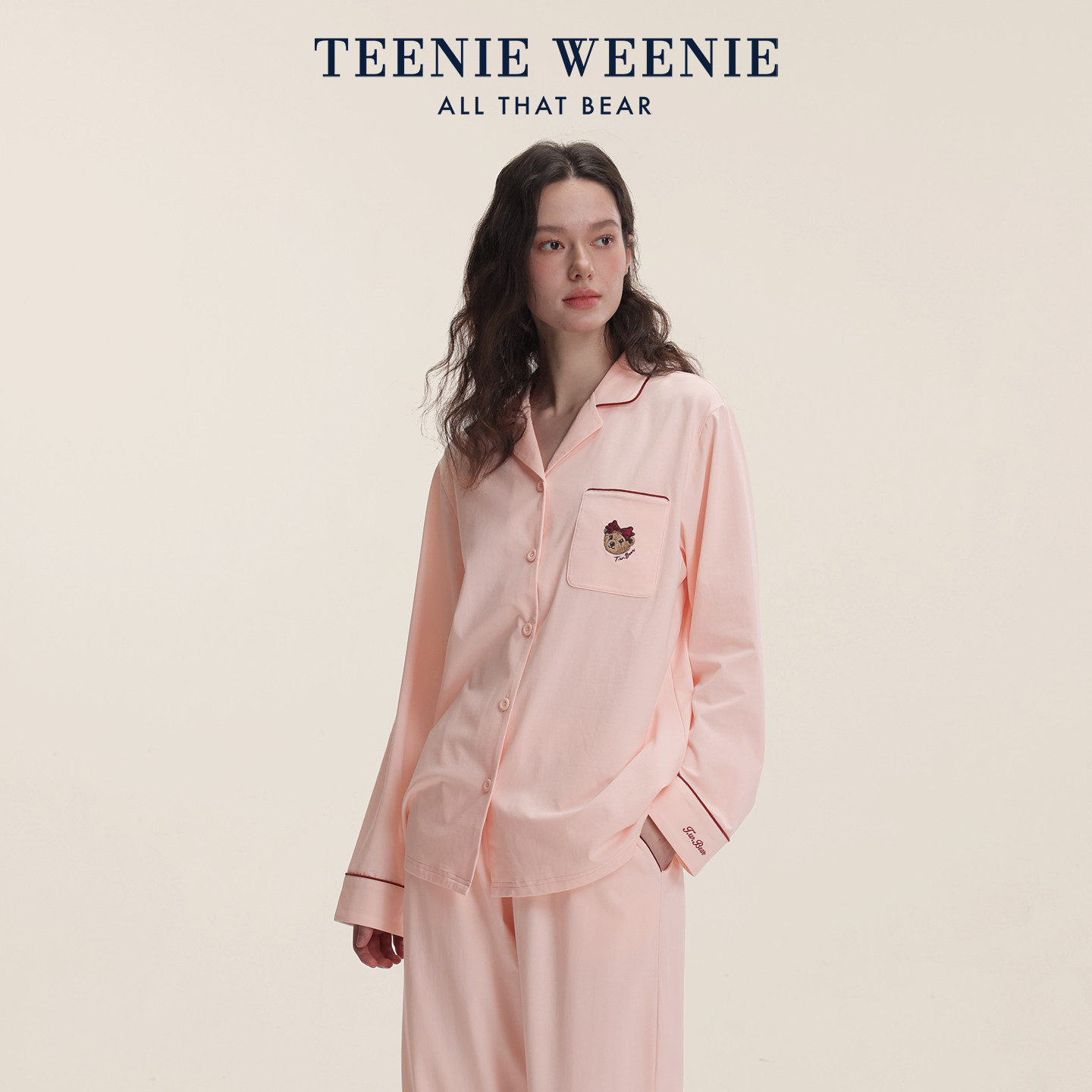 TeenieWeenie小熊纯棉长袖睡衣图片