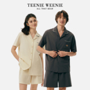 TeenieWeenie小熊情侣睡衣2025新款 夏季 纯棉透气门襟款 家居服套装