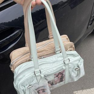 The Chen小众设计法棍包单肩手提小食量痛包追星女孩包包应援包