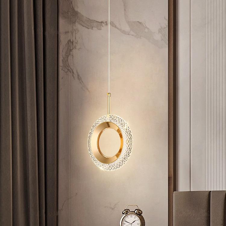 卧室床头吊灯现代简约轻奢创意主卧极简设计感电视背景墙小吊灯具