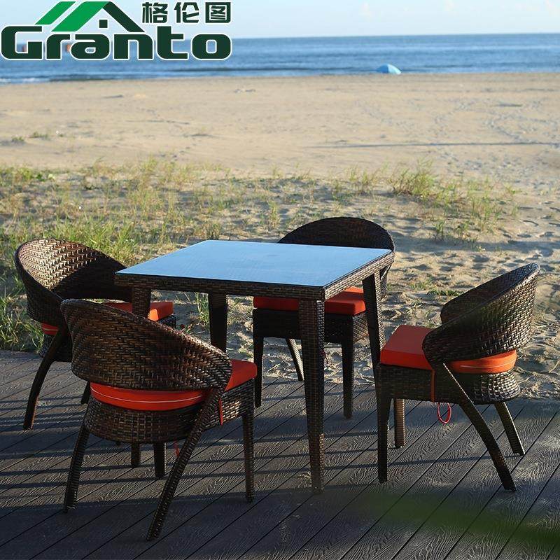 简约玻璃桌子圆钢化阳台小茶几小户型玻璃小圆桌藤编茶桌椅组合,商业/办公家具,商用藤编家具,淘宝优惠券,粉丝福利购,淘宝优惠卷