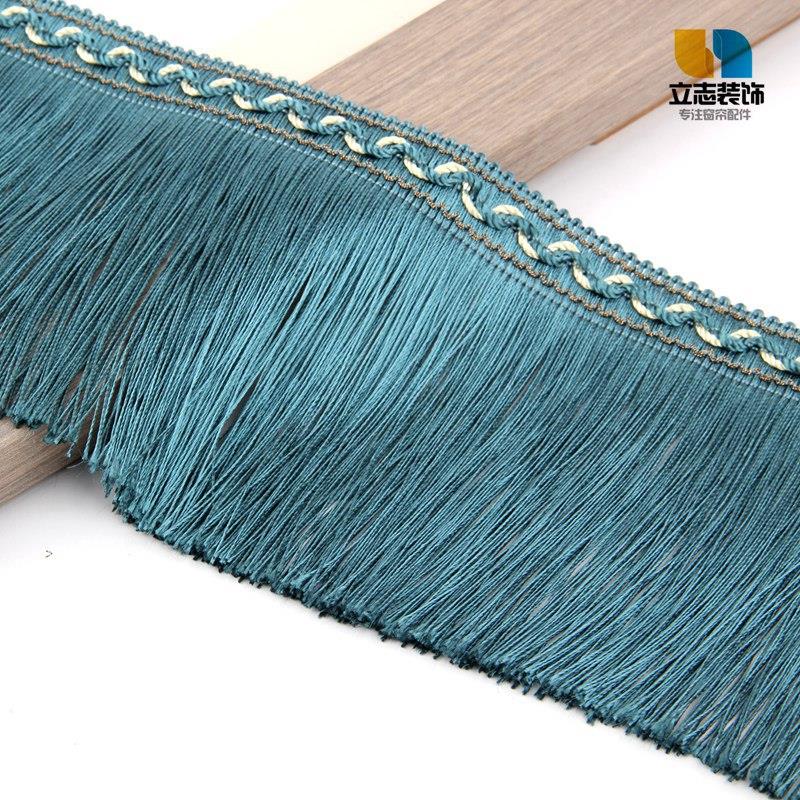 窗帘花边水晶珠子窗帘配件辅料货车装饰别墅窗纱加重优惠加密流苏