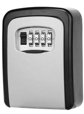 密码钥匙盒跨境热销keybox工地装修密码钥匙盒壁挂式金属密码盒