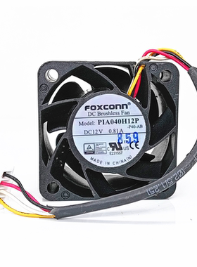 富士康 PIA040H12P-P40-AB 4028 12V 0.81A 4厘米cm 电源散热风扇
