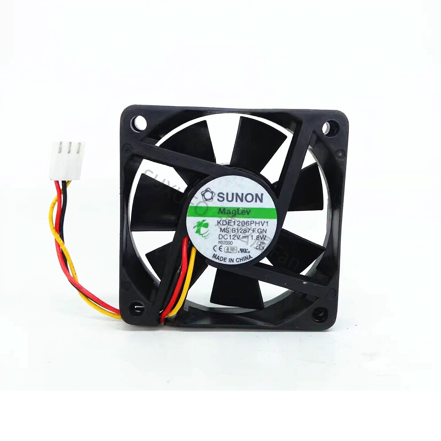 全新/SUNON建准 KDE1206PHV1 12V 1.8W 6015 6CM厘米 3线散热风扇