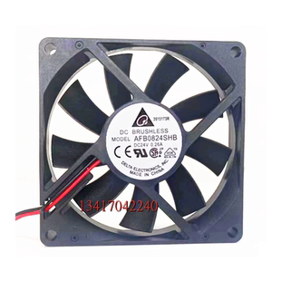 全新台达 AFB0824SHB 8015 24V 0.26A 8CM厘米直流变频器散热风扇