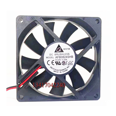 全新台达 AFB0824SHB 8015 24V 0.26A 8CM厘米直流变频器散热风扇