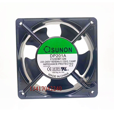 全新SUNON建准 DP201A 2123HBT.GN 12CM厘米220V滚珠轴承散热风扇
