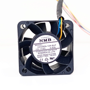12v0.43A 4線PWM調(diào)速散熱風(fēng)扇 12R NMB BUF 4CM厘米 04028DA 4028